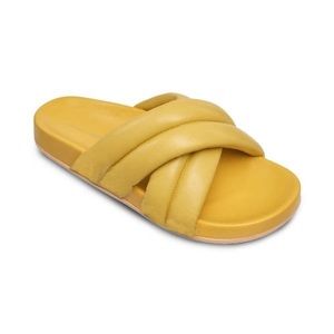 French Connection Puffed Crisscross Strap Sandals